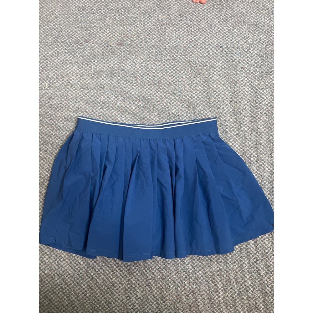 Reebok Navy Pleated Athletic Skort Large